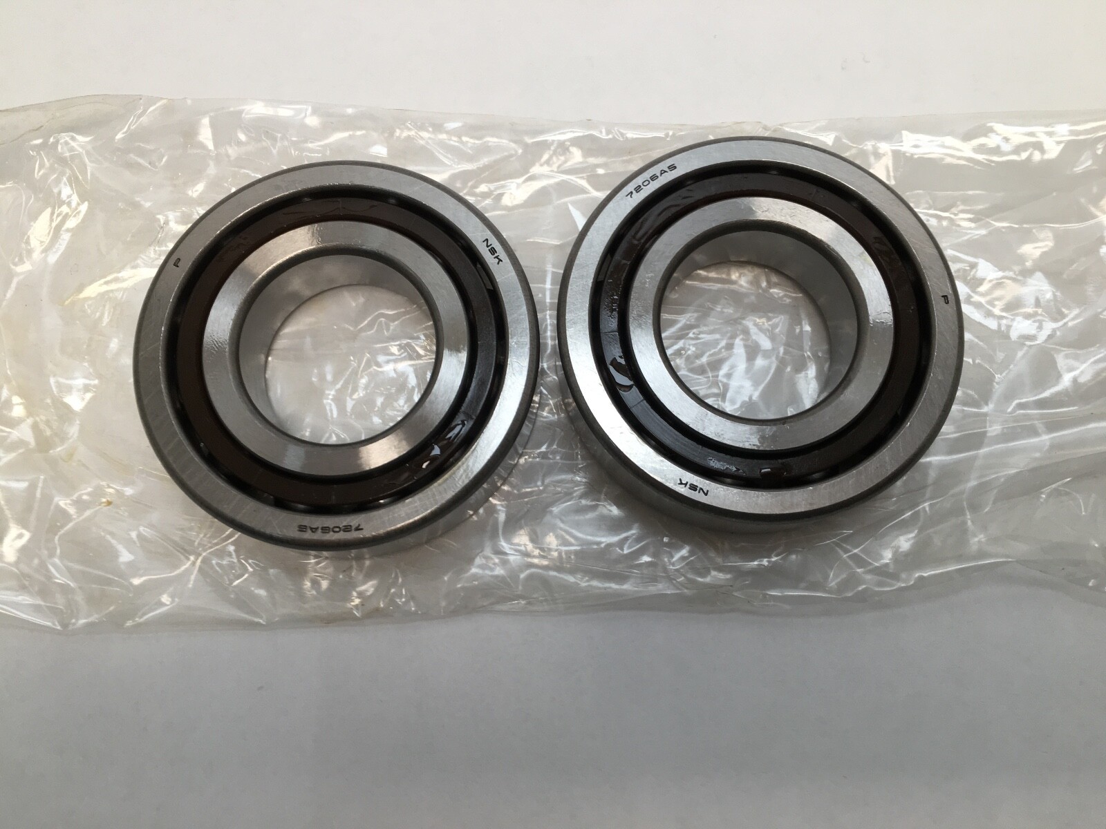 NSK 7206A5TYDUM Angular Bearing 30x62x16 mm 7206A-5TY-DUM Japan 2 pcs