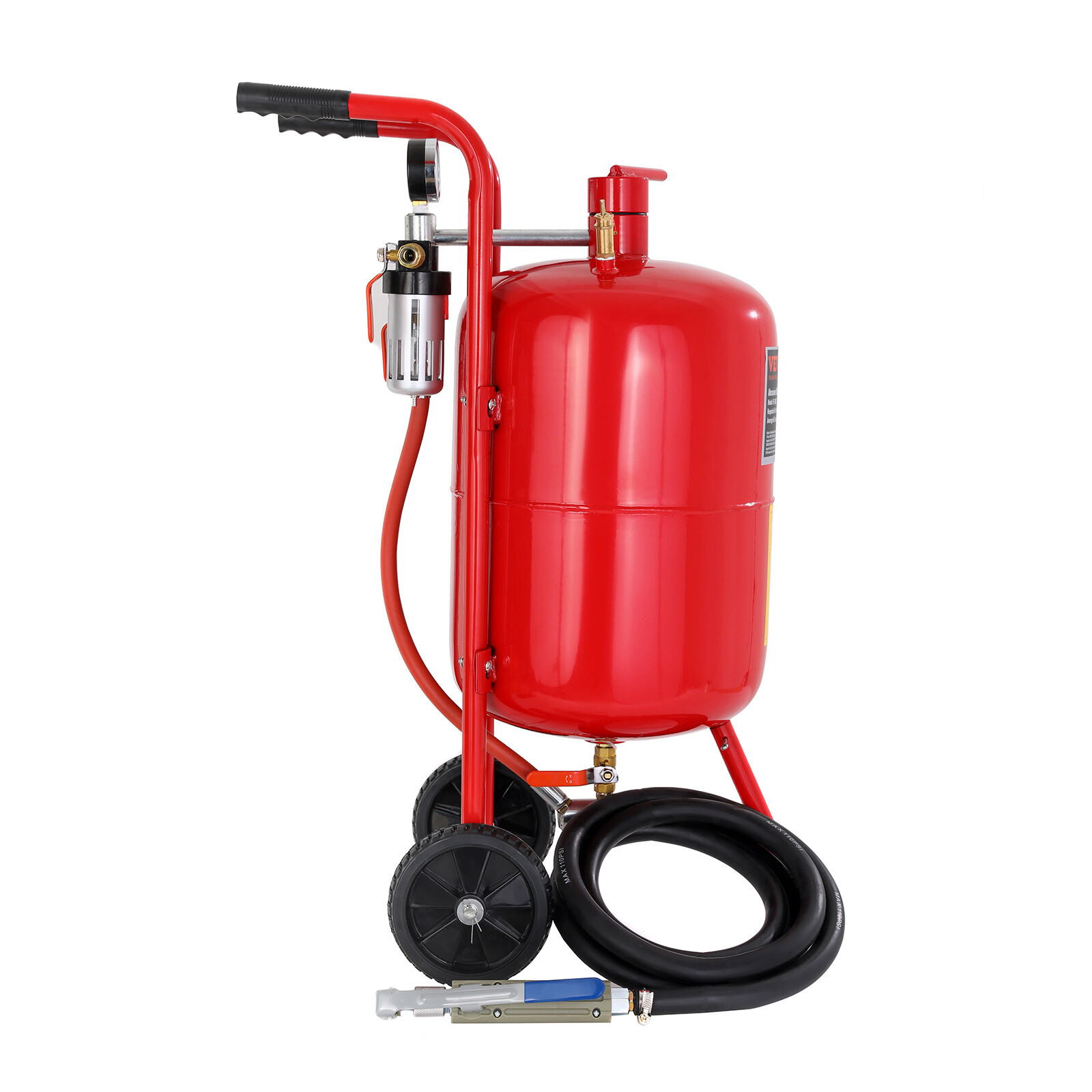 VEVOR 10 Gallon Sandblaster Portable Air Sand Blaster Media Abrasive 60-110PSI