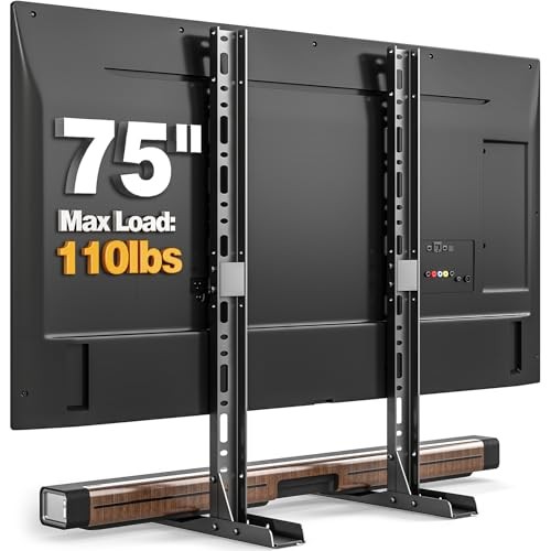 TAVR Universal Table Top TV Stand Mount, TV Legs for Most 20-75 Inch TVs,