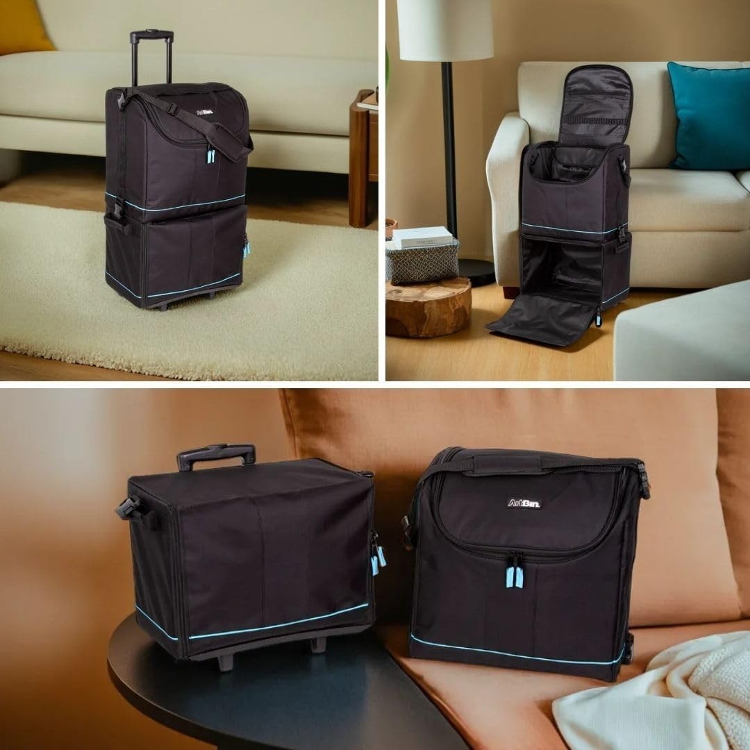 ArtBin 6922SP Tote Express Rolling Portable Art Craft & Sewing Storage Organizer