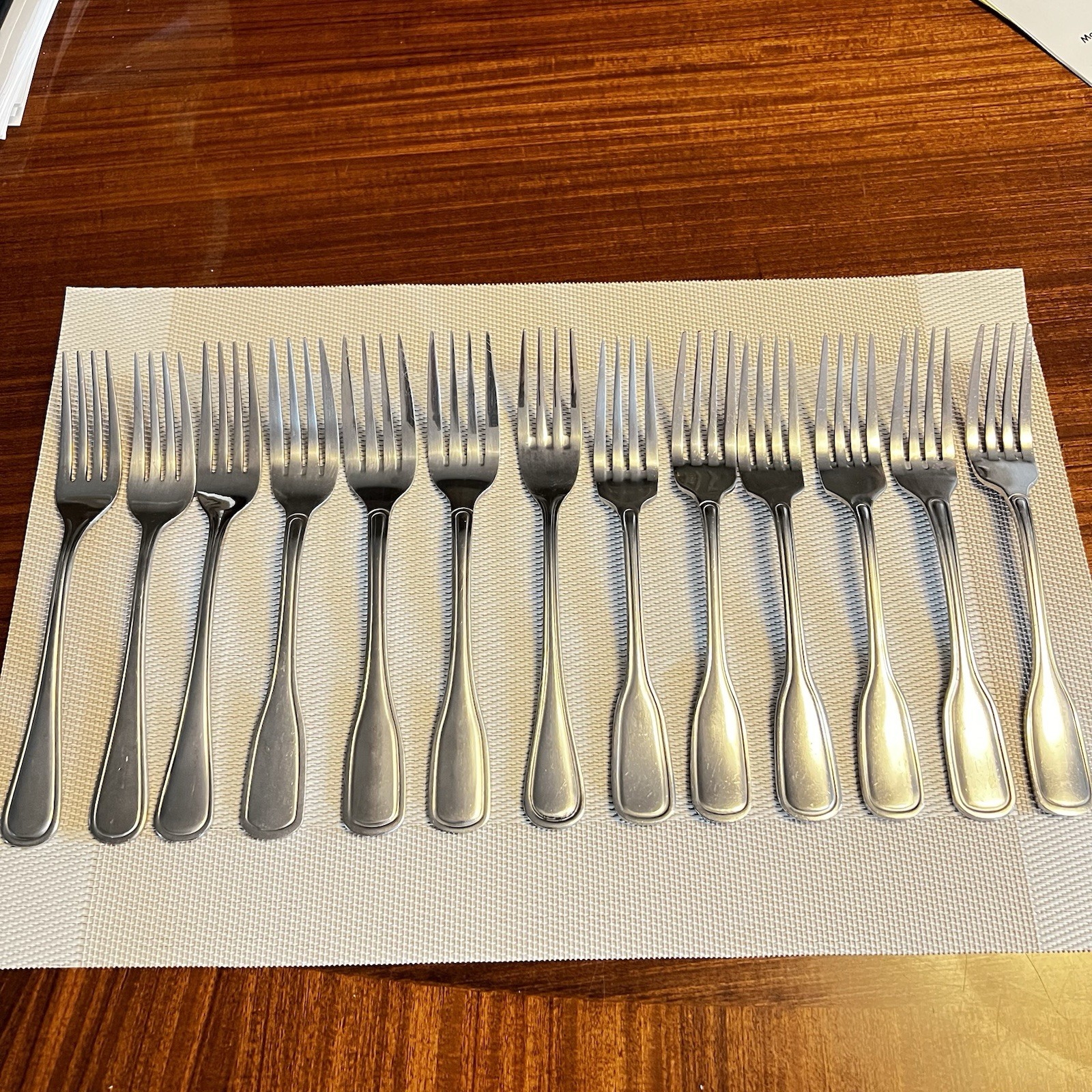 Vintage Heavy Stainless Steel Forks | Restaurant Ware Lot of 13 ABC, Walco, BII￼