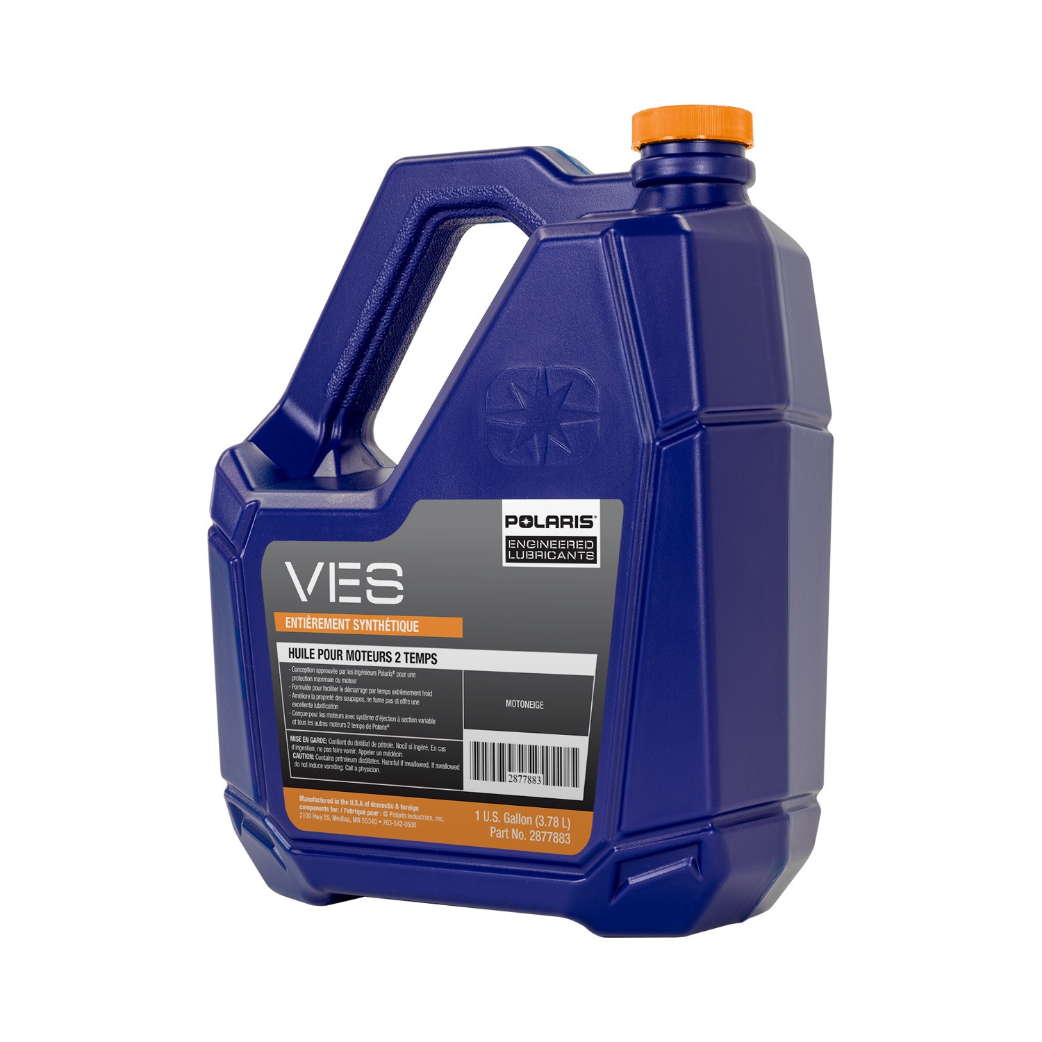 Polaris Snowmobile VES Full Synthetic 2 Cycle Engine Oil for Switchback, INDY,