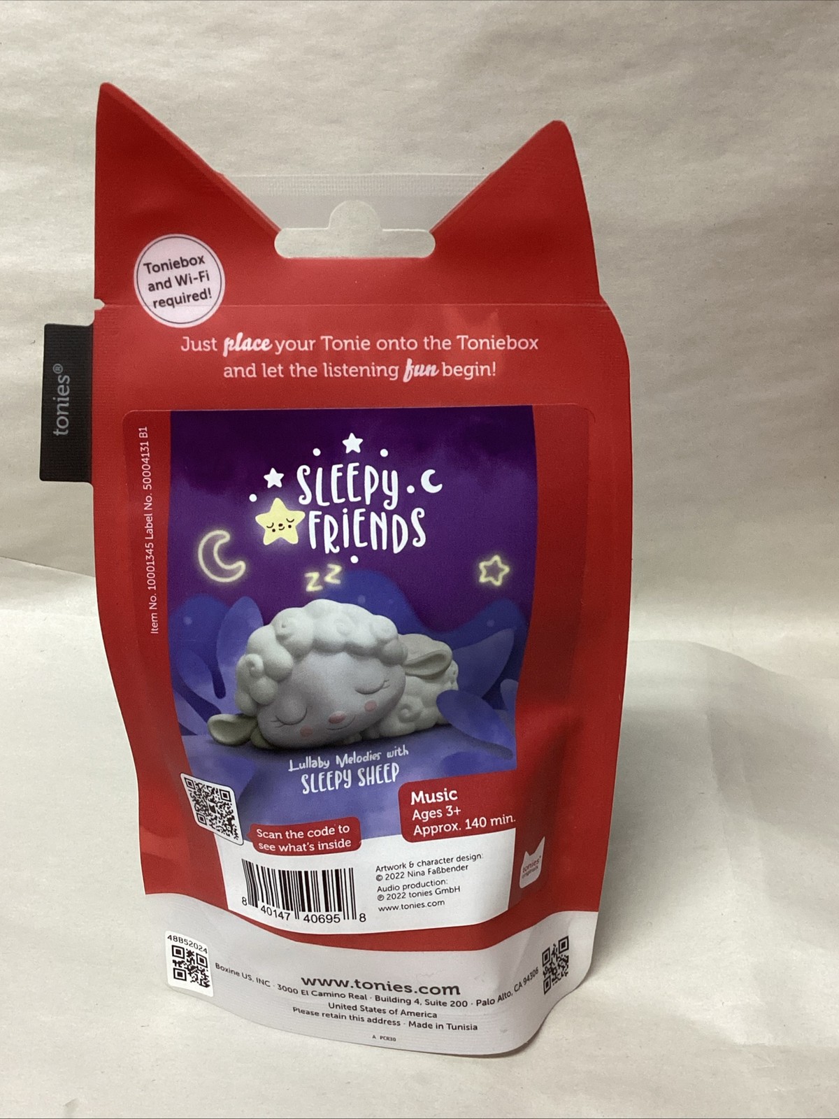 Sleepy Friends Tonie Sleepy Sheep Soft Toy with Lullabies and Nature Sounds NEW