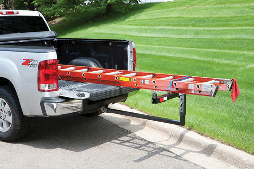 350LB Load Extender Truck Hitch Support Haul Ladder Lumber Rack Roof Tailgate
