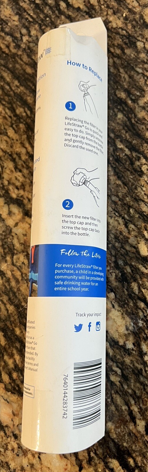 LIFESTRAW GO SERIES REPLACEMENT MEMBRANE MICROFILTER KIT (SUITS PRE '23 MODELS)