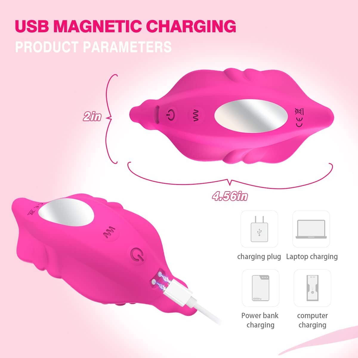 Vibrating Women Panties Massager Wireless APP Remote Control Waterproof