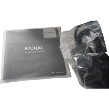 NEW AC Infinity RAXIAL S6 Inline Booster Duct Fan 6 Inch 265 CFM