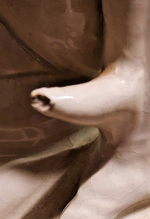 Large Italian Ceramic White Rooster/ Chicken 14"