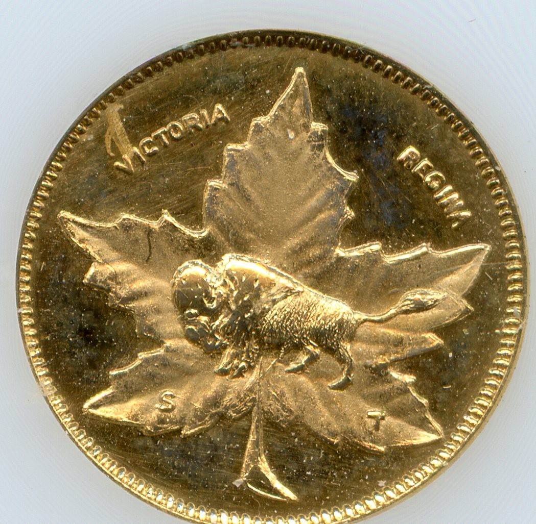 RARE SET - 1898 Manitoba, Canada Gold 1/2D & 1/4D / California Fractional Gold