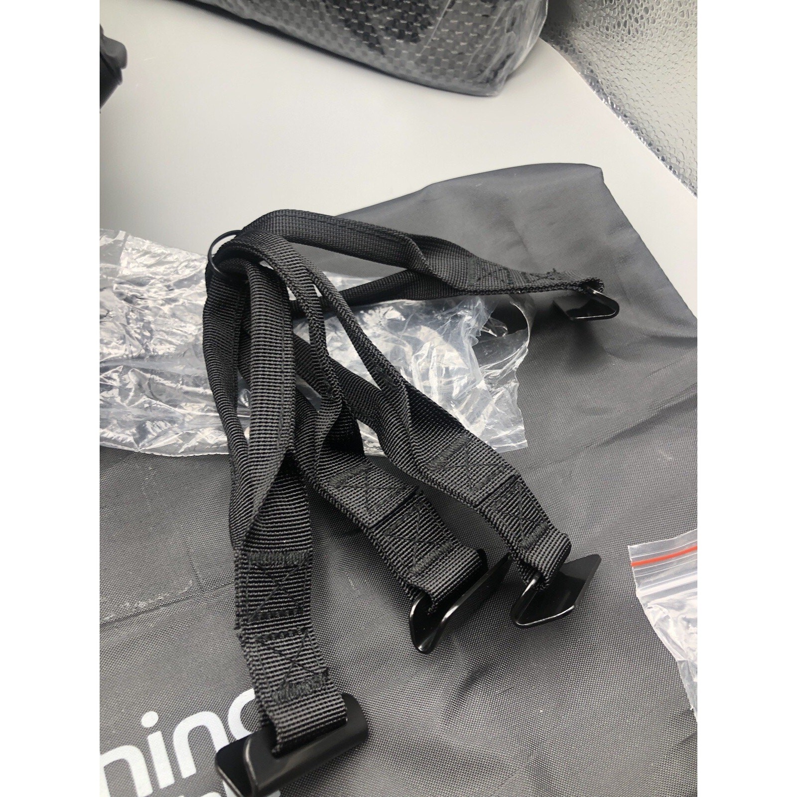 BAGMATE Waterproof Car Roof Bag,Rooftop Cargo Carrier 15 Ft w/4 Door Hooks *READ