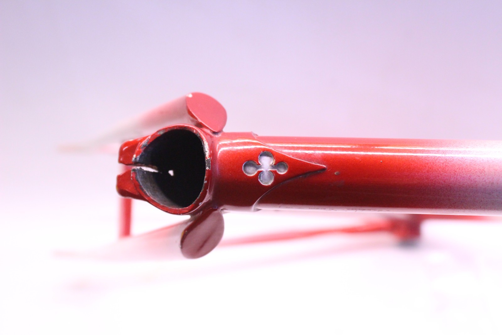 Vintage Steel Lugged Martelly Track Frameset Campagnolo Drop Outs