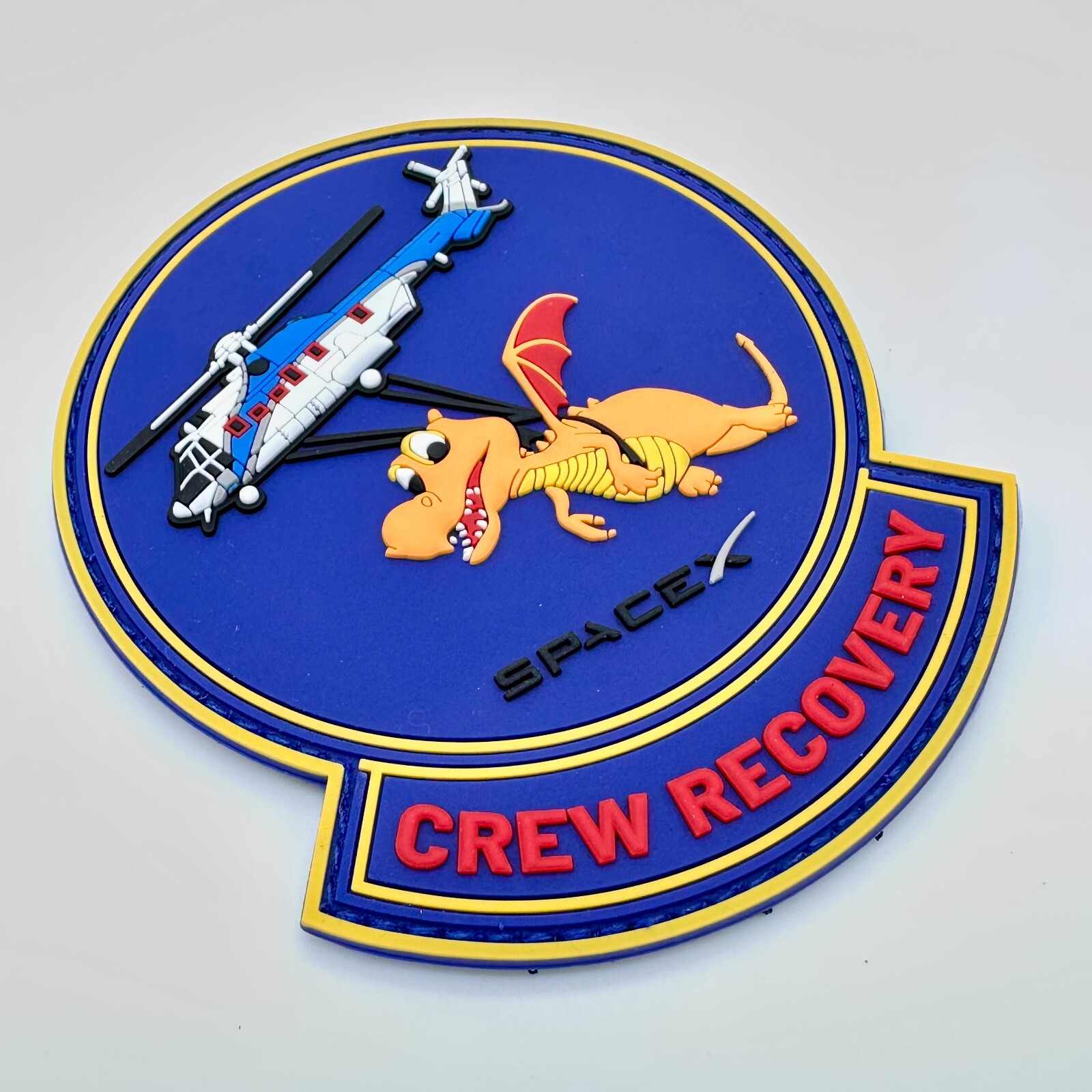 SpaceX Dragon Crew Recovery Patch - PVC - Hook&Loop