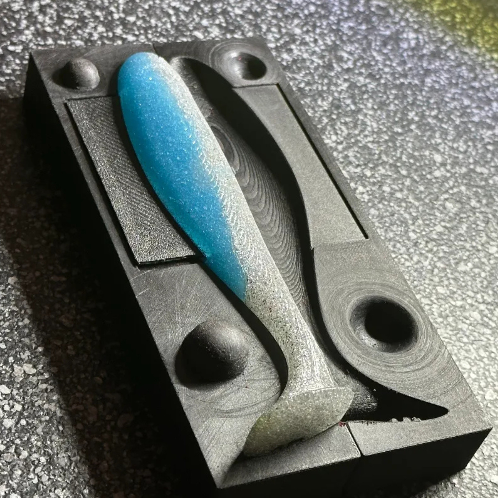 Paddletail Swimbait Fishing Lure Bait Mold DIY Soft Open Pour 2", 3", 4", 5", 6"