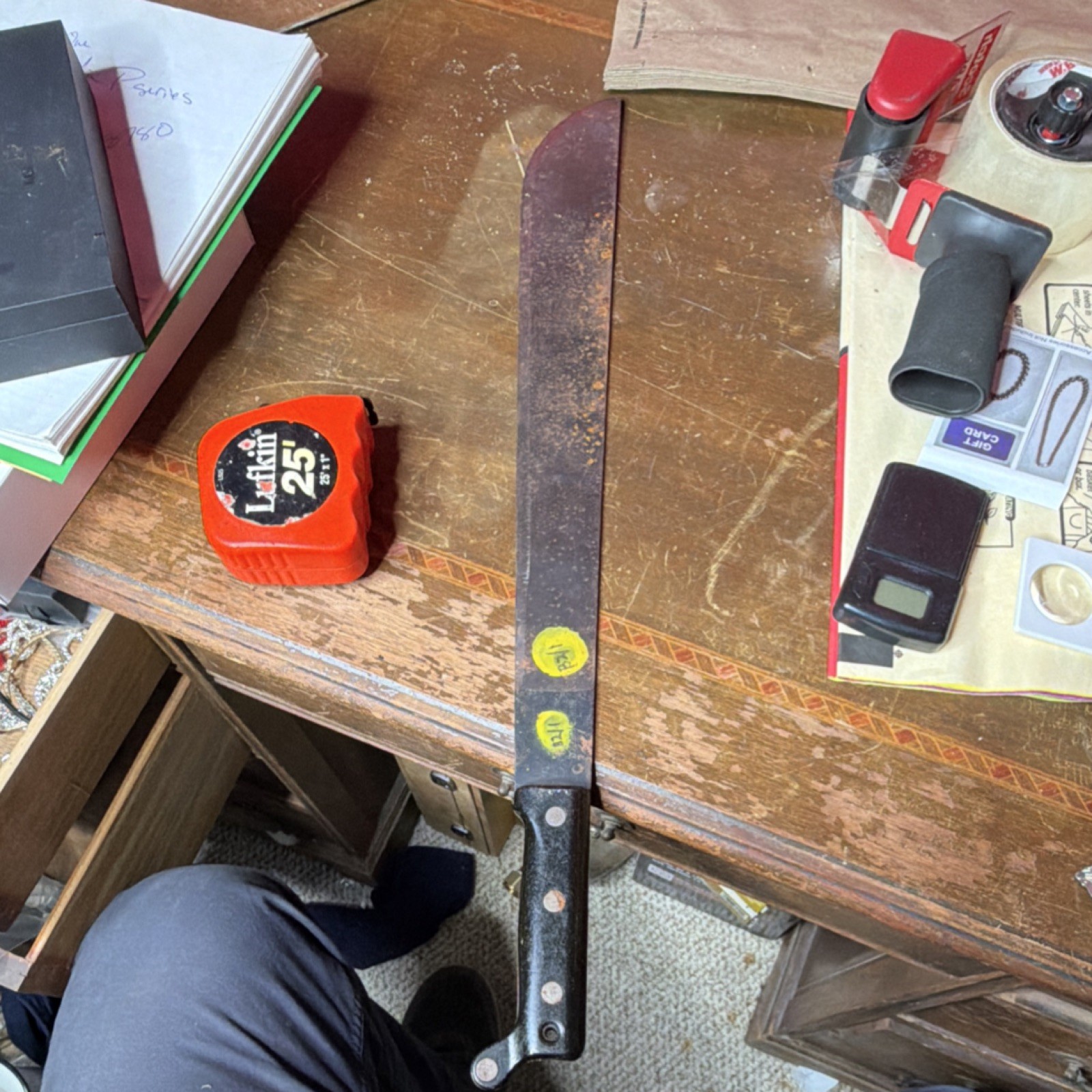 Ontario Knife Co. Bolo Machete Carbon Steel Full Tang WW2