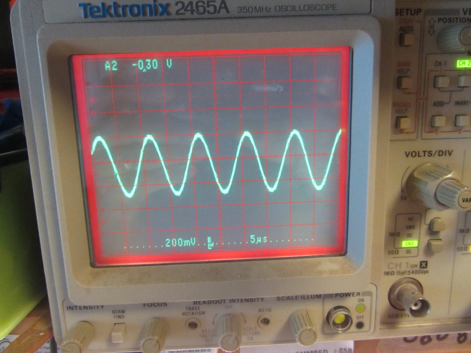 HP465A 5Hz-1Mhz Amplifier