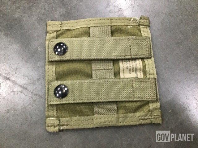 Horizontal Pocket Adapters Khaki MOLLE USGI 8415-01-529-1612 Resource Center NEW