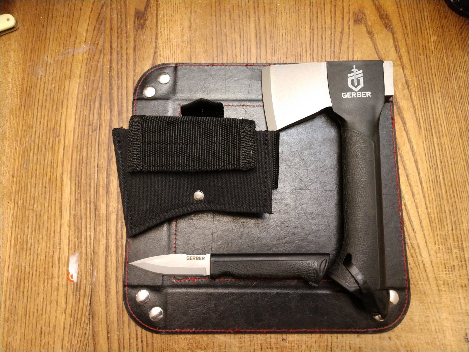 Gerber Gator Hatchet & Knife Combo  S.S. Blades & Nylon Sheath