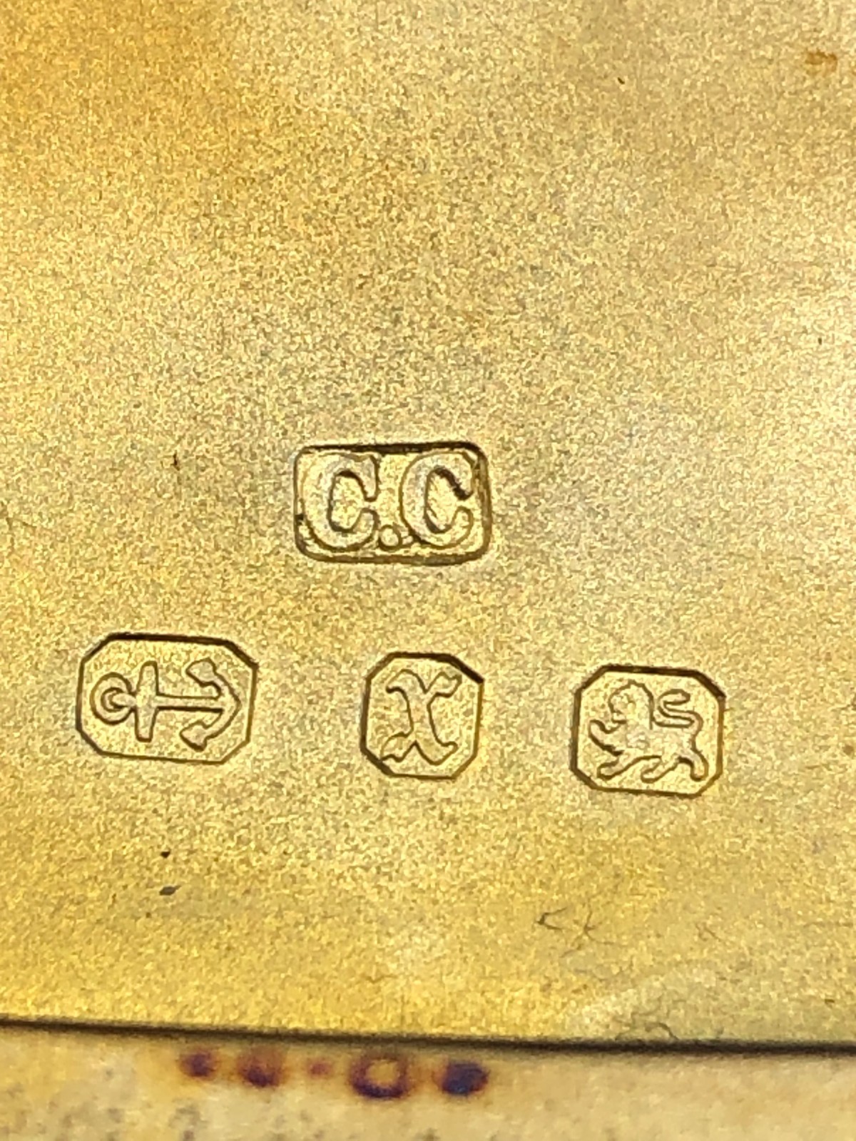 Antique English Sterling Silver hinged Cigarette or Card Case 3 5/8" x 2.75"