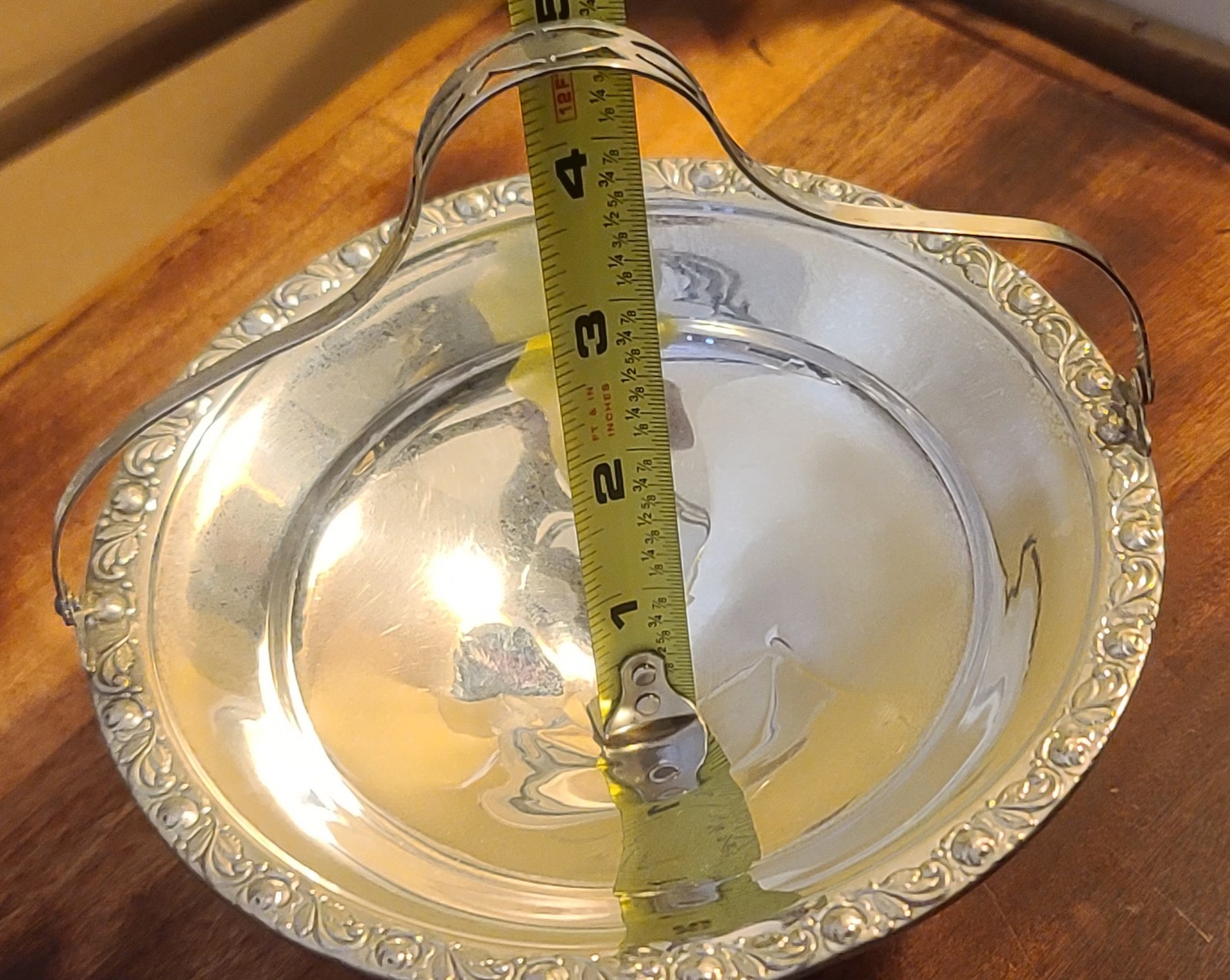 👑NICE👑 Sterling Silver Handled Candy Dish 💥145 Grams💥(weighted)