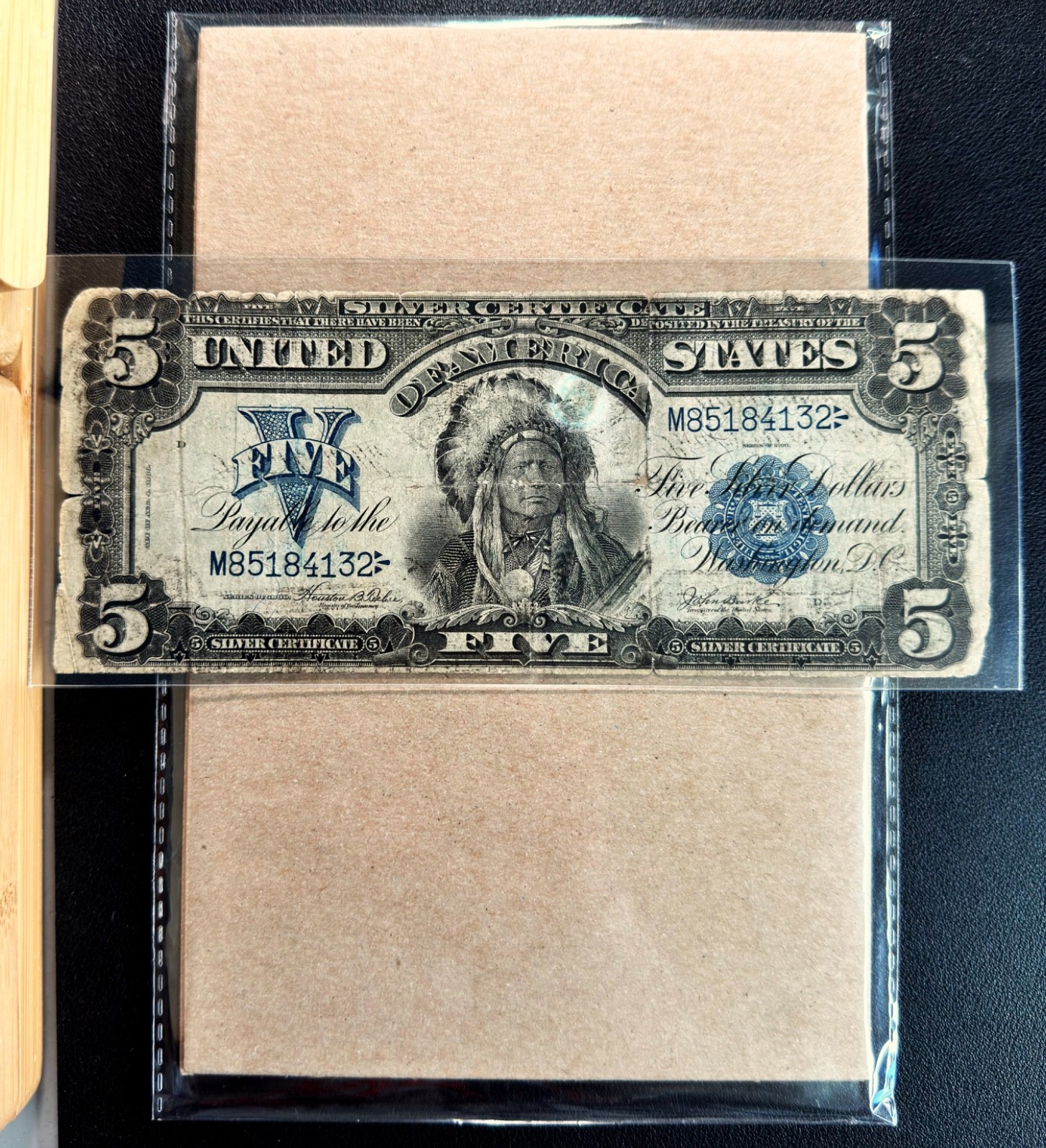 Fr. 278 1899 $5 Silver Certificate "INDIAN CHIEF" - VG Comment *READ DESCRIPTION