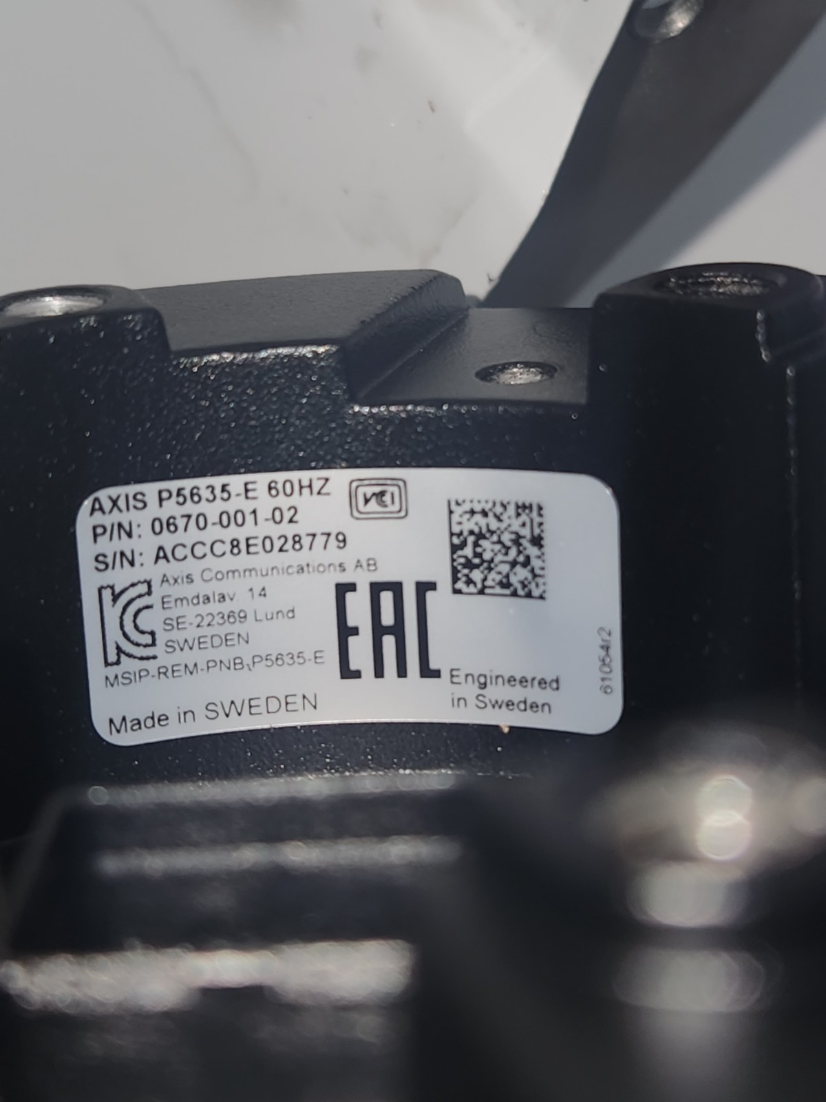 AXIS P5635-E 60 HZ 360 Degree PTZ Indoor/Outdoor Survelliance Camera Dome