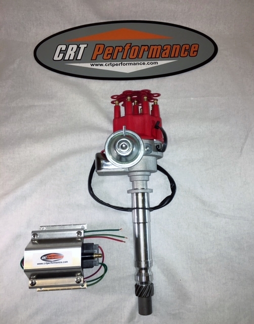 SB Chevy SBC Small Cap H.E.I HEI Distributor RED MALE CAP + 60,000 Volt Coil