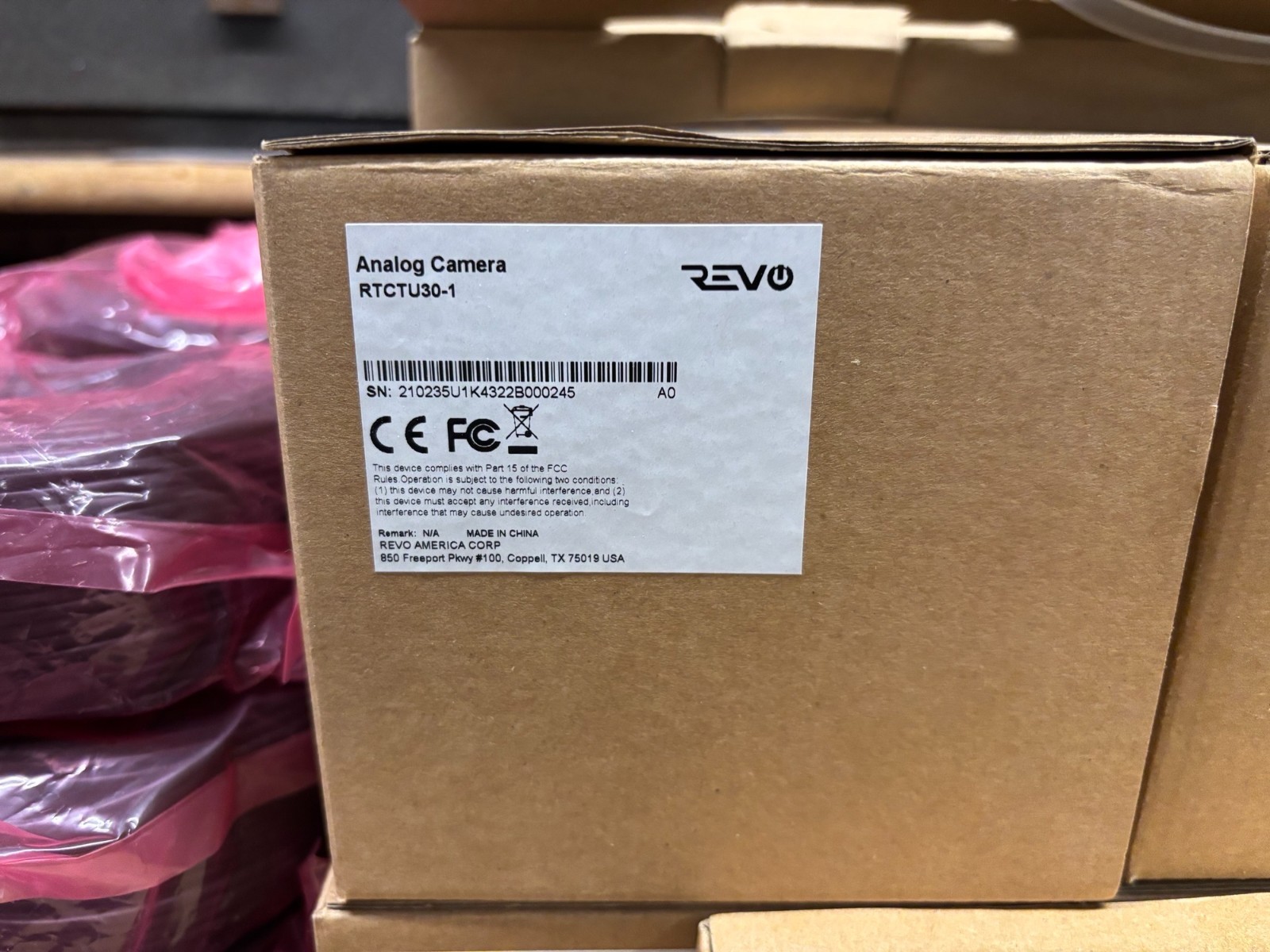 Revo 8 Channel Security Camera System - RUH8DVR1X DVR - 8 Turret Cams, Cords