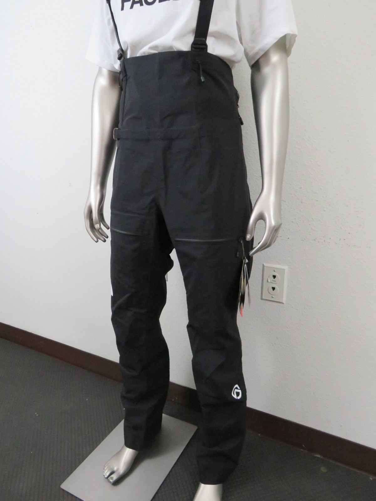 Womens The North Face Pumori GTX GORE TEX Waterproof Shell Ski Bibs Pant Black