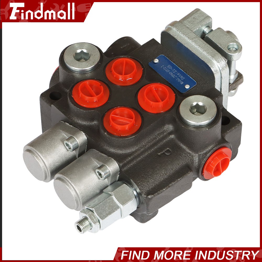 2 Spool 11GPM Hydraulic Control Valve Double Acting Tractor Loader W/Joystick