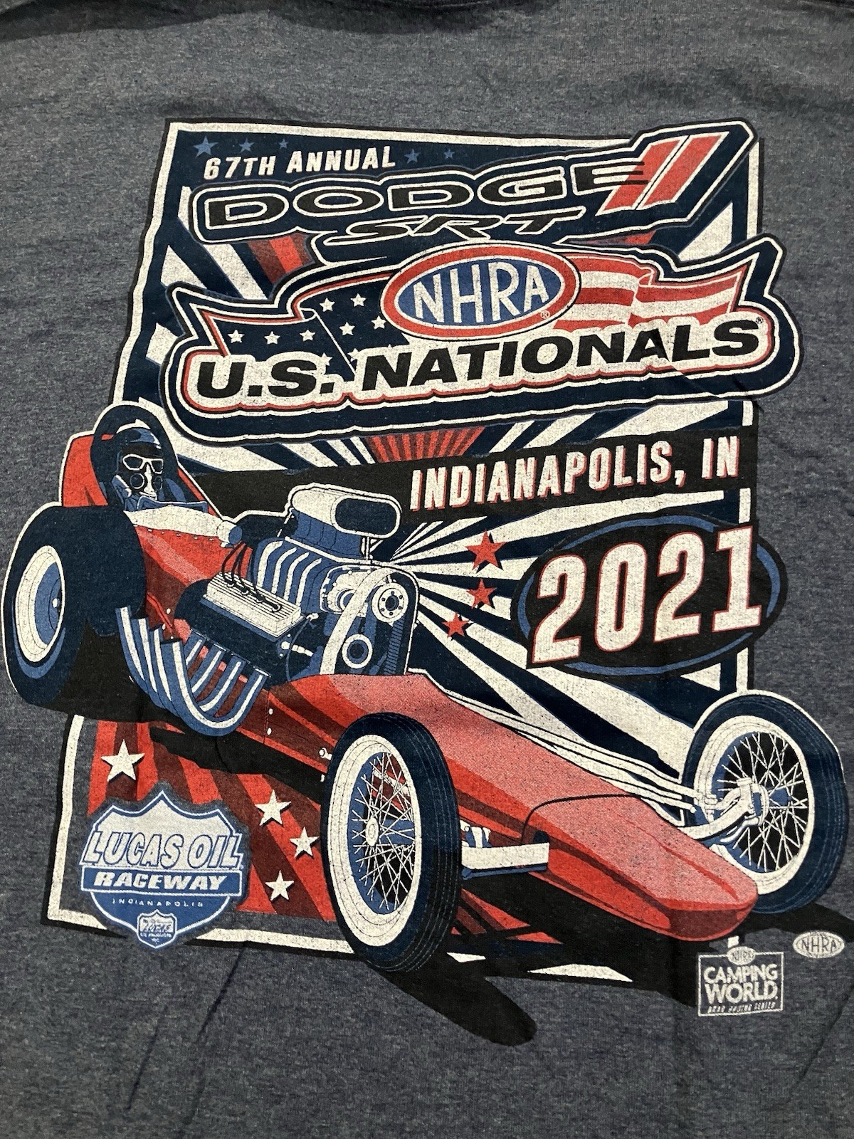 MIXED BOX OF 40 NHRA DRAG RACING CLASSIC DRIVER/ EVENT SHIRTS ALL SIZE XL