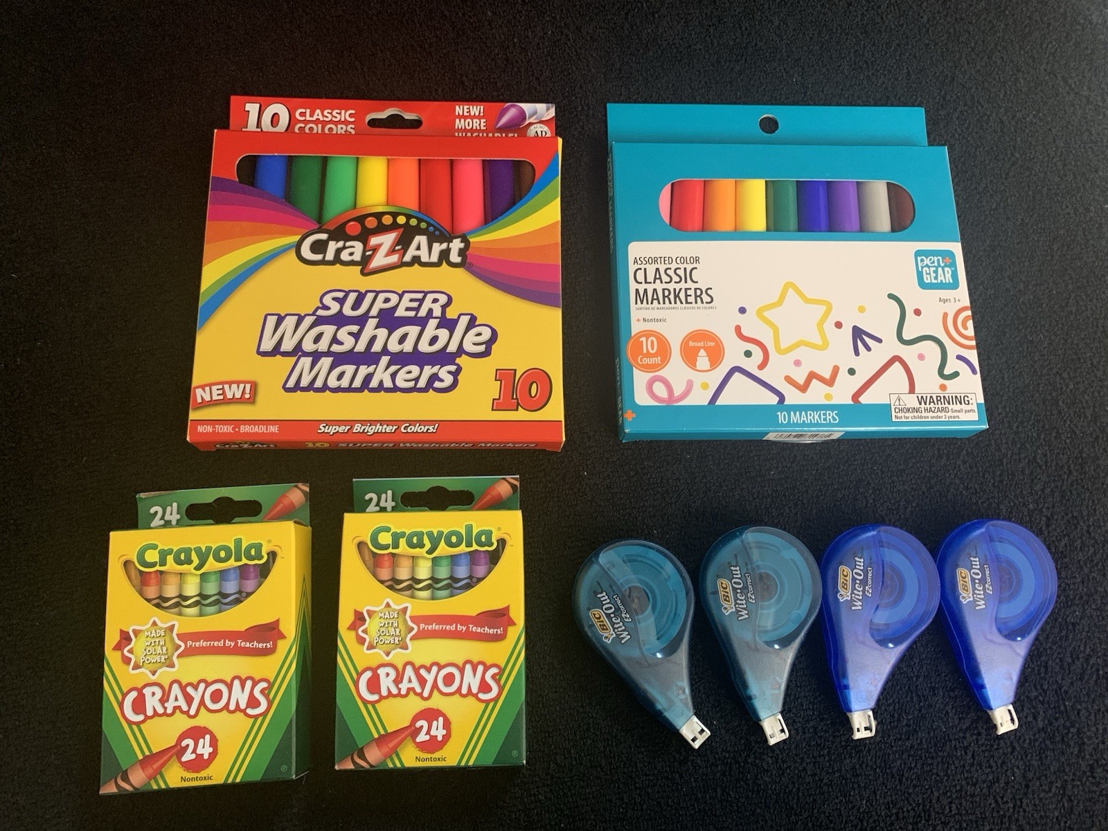 Ultimate Back to School Supply Bundle Kit 180 Items Elmer Ticonderoga Bic etcNEW