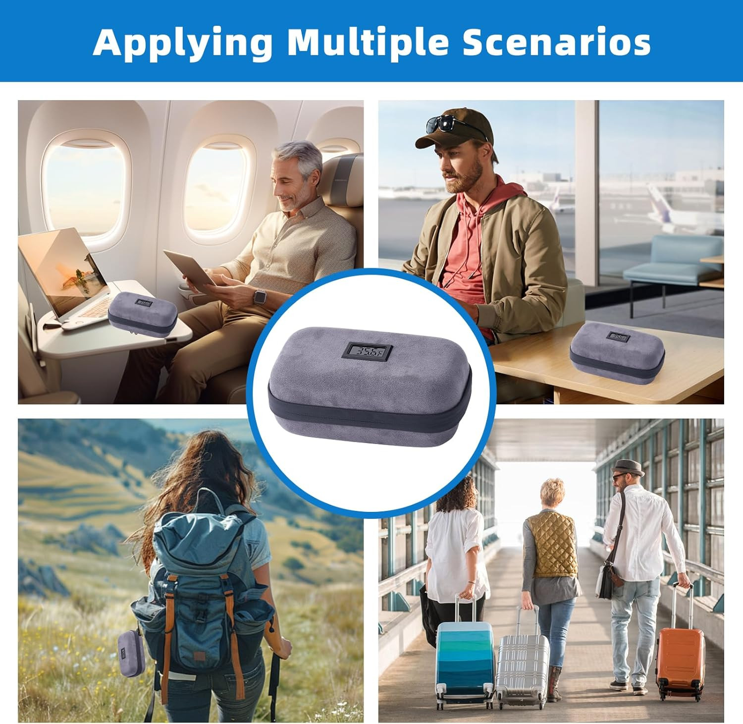 24H Insulin Cooler Travel Case | TSA Approved | Medicine Cooler w/ Display