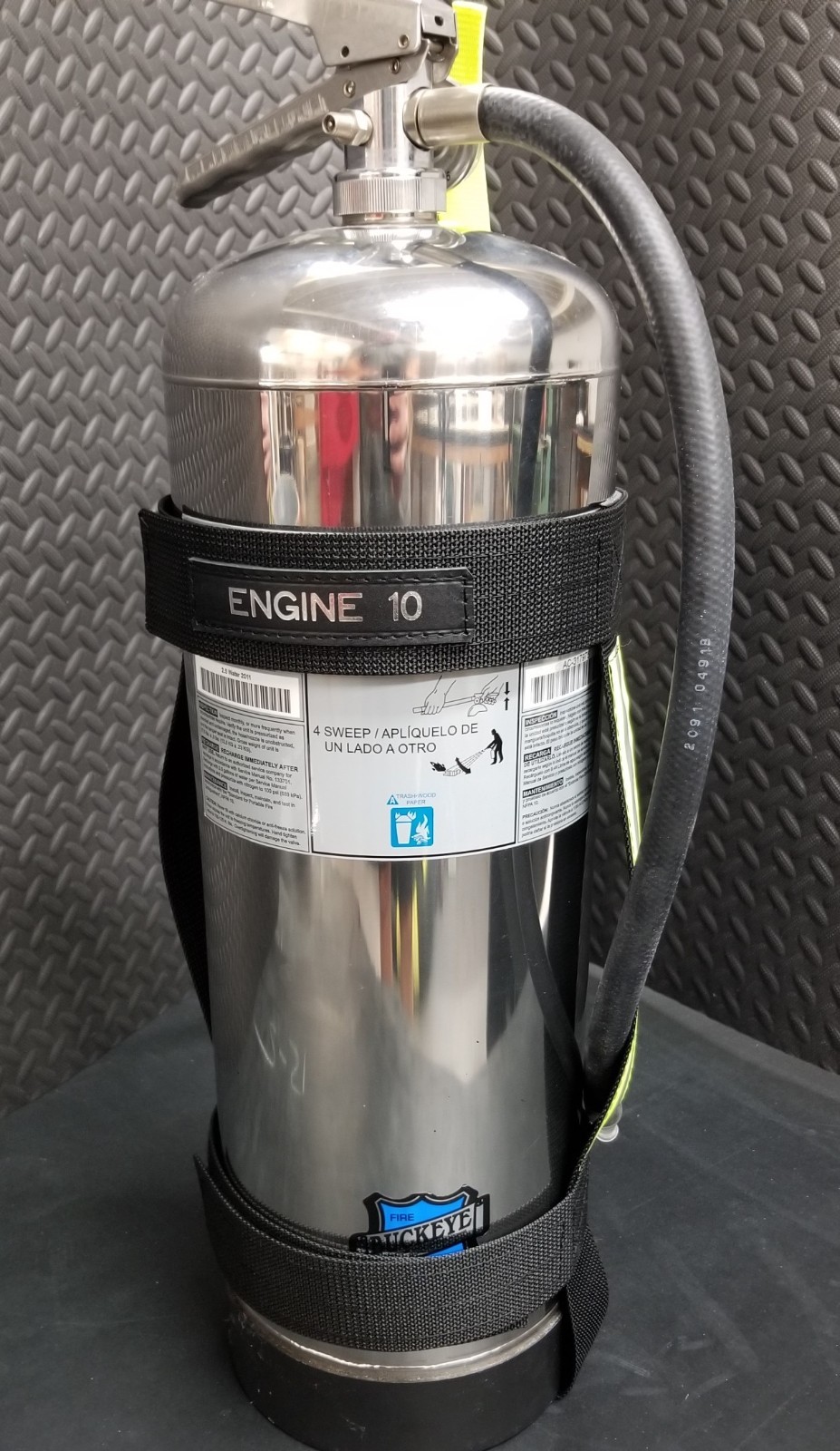 Firefighter Water Extinguisher Can Sling - PERSONALIZATION INCLUDED