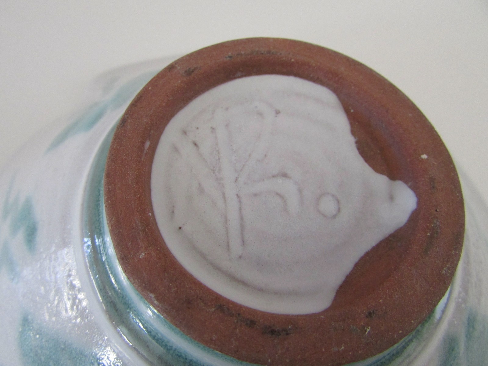 Nausika Richardson Studio ArtPottery Dixon New Mexico 1942-2011 Floral Iris Bowl