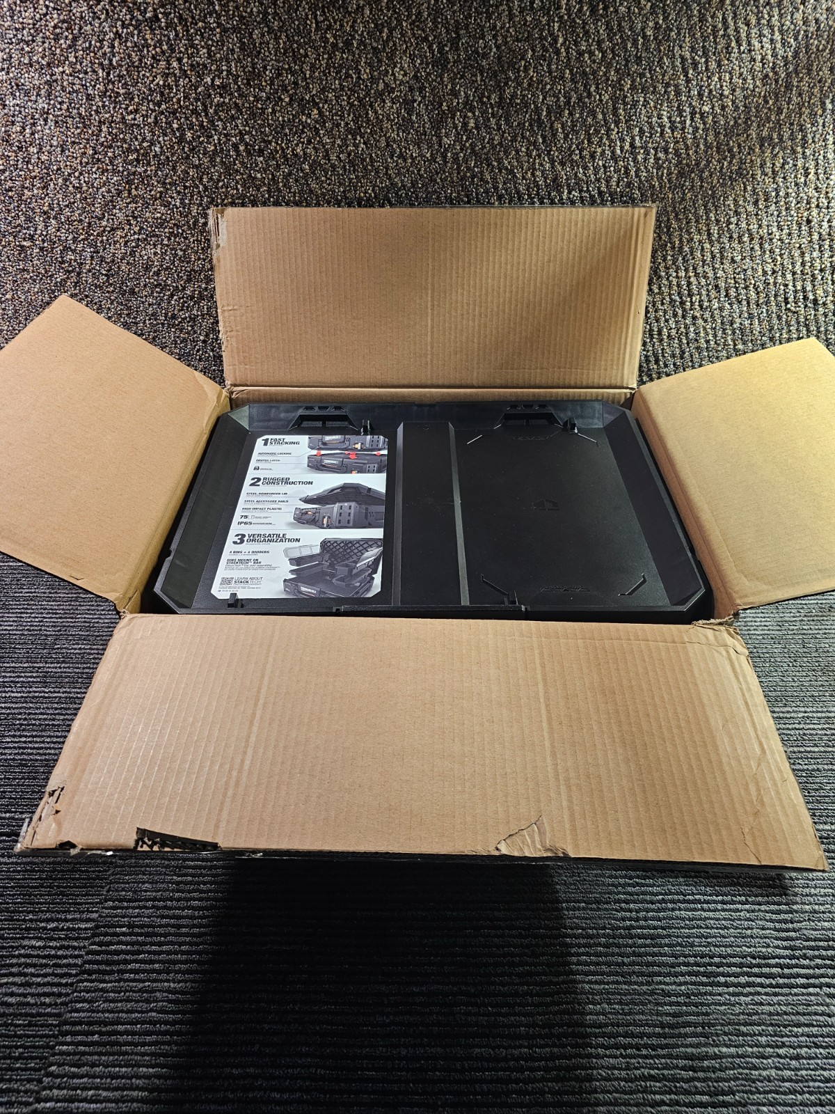 Front Runner SBOX031 Outfitters Wolf Pack Pro Cargo Storage Bin Black