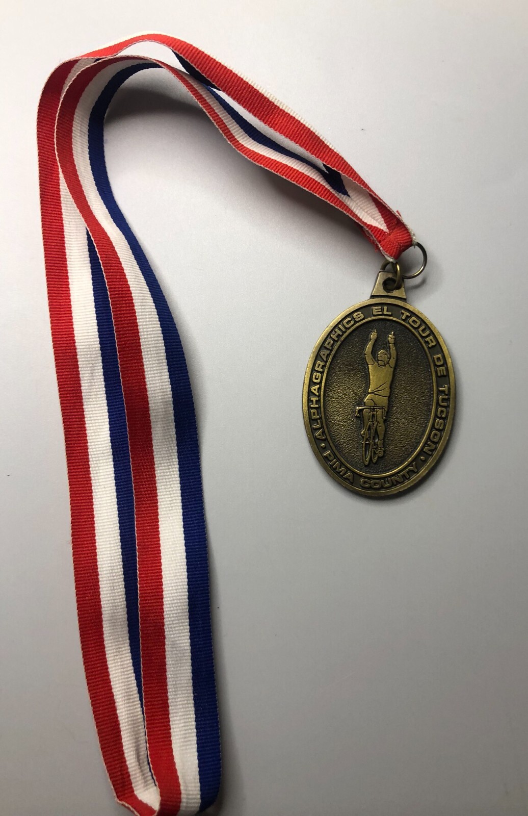 1997 El Tour de Tucson AZ Rose Lance Armstrong 75 miles Medallion