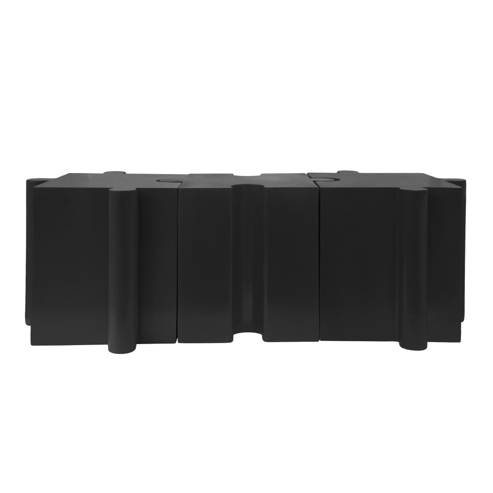 Interlocking Modular Puzzle Shape Table Set 3-Piece Side Tables