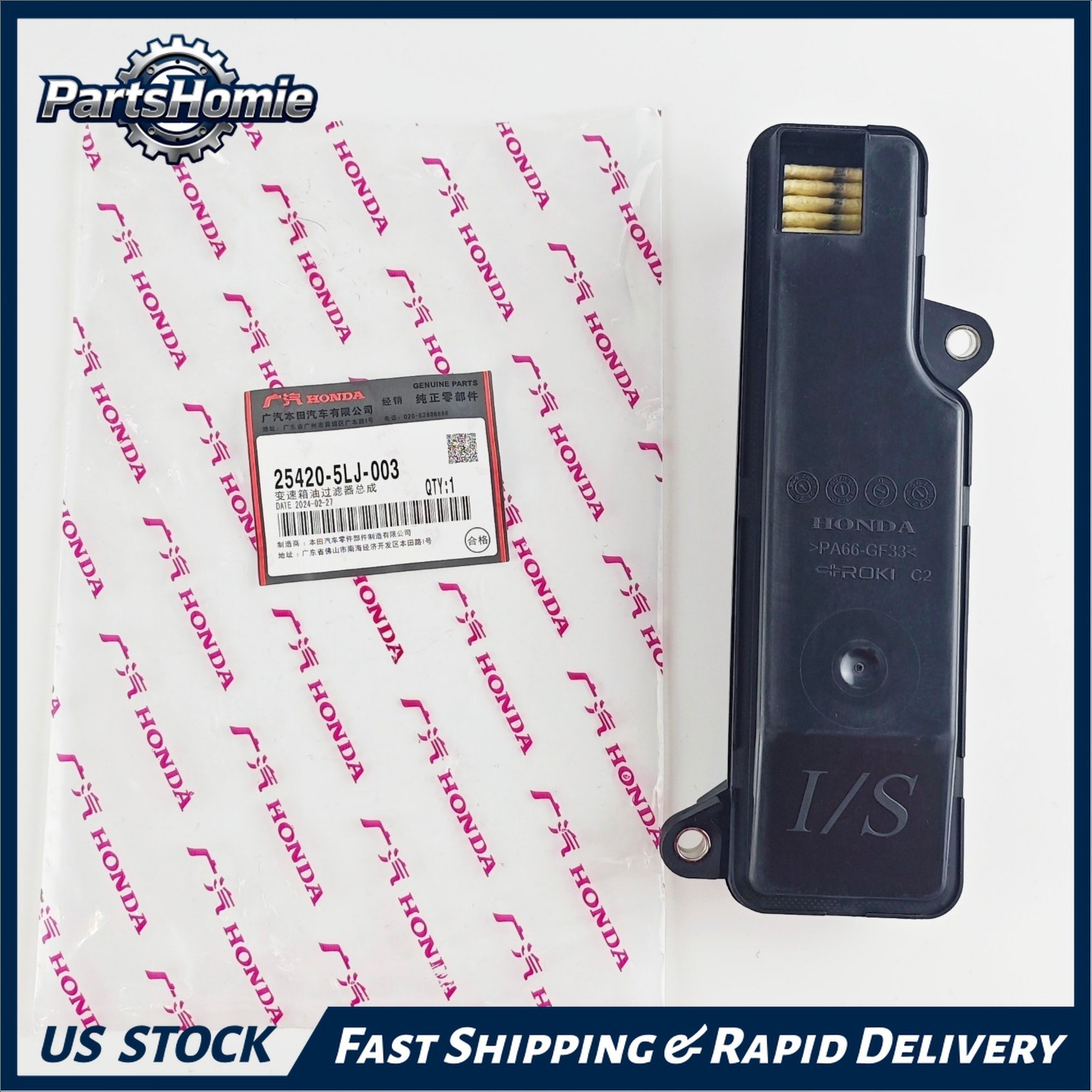 Genuine Transmission Filter Kit 25420-5LJ-003 for 15-21 Honda Civic Accord CR-V