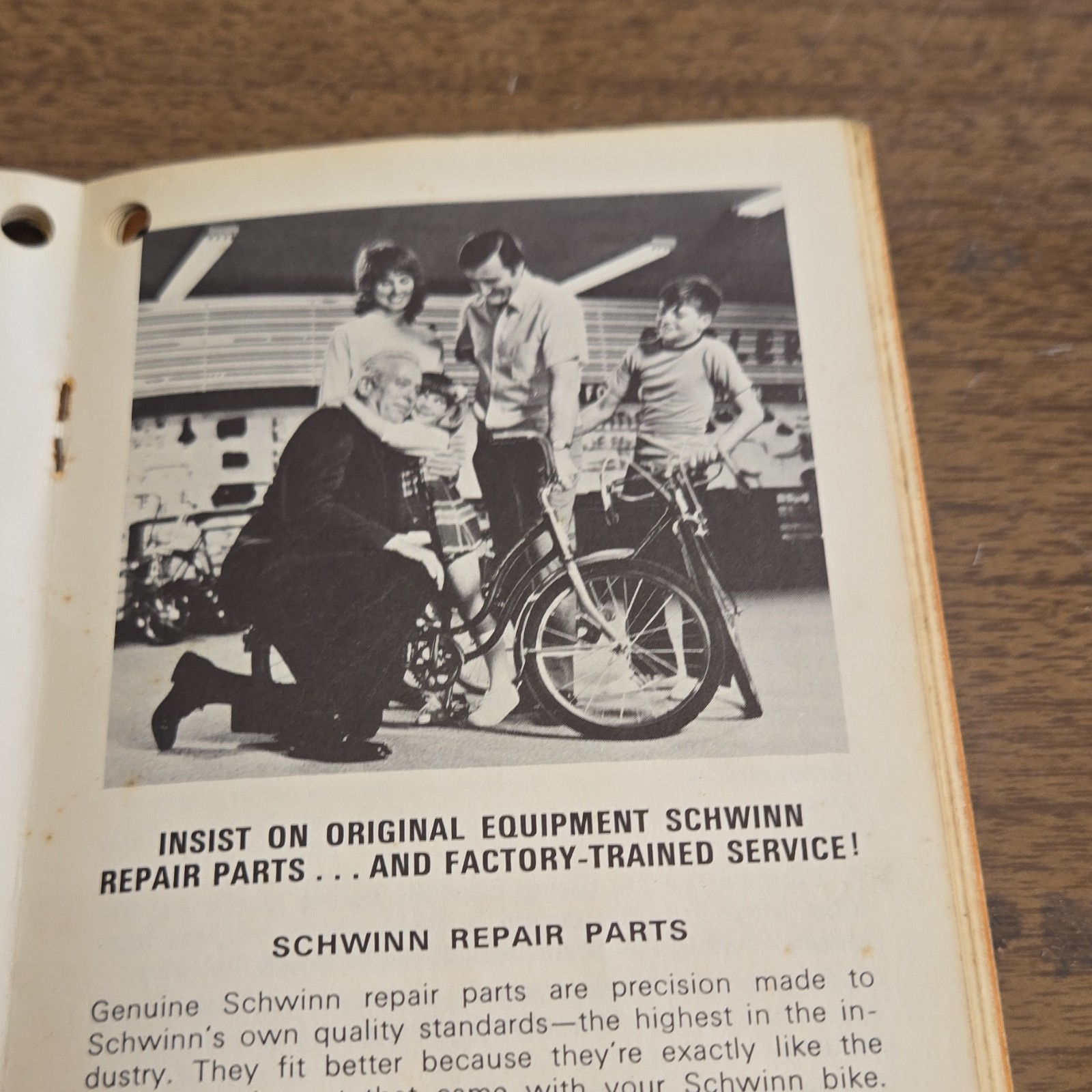 Schwinn Owner's Manual Printed Material for Tandem Bicycles Instruction Guide