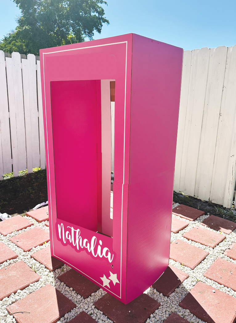 4ft, 5ft and 6ft tall, doll photo box, popular photo booth props birthday party