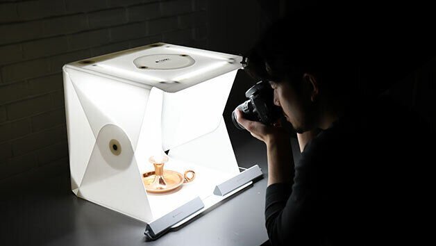 Foldio2 Plus+Front Cover (15" All-in-one Foldable Photo Studio Box) ORANGEMONKIE