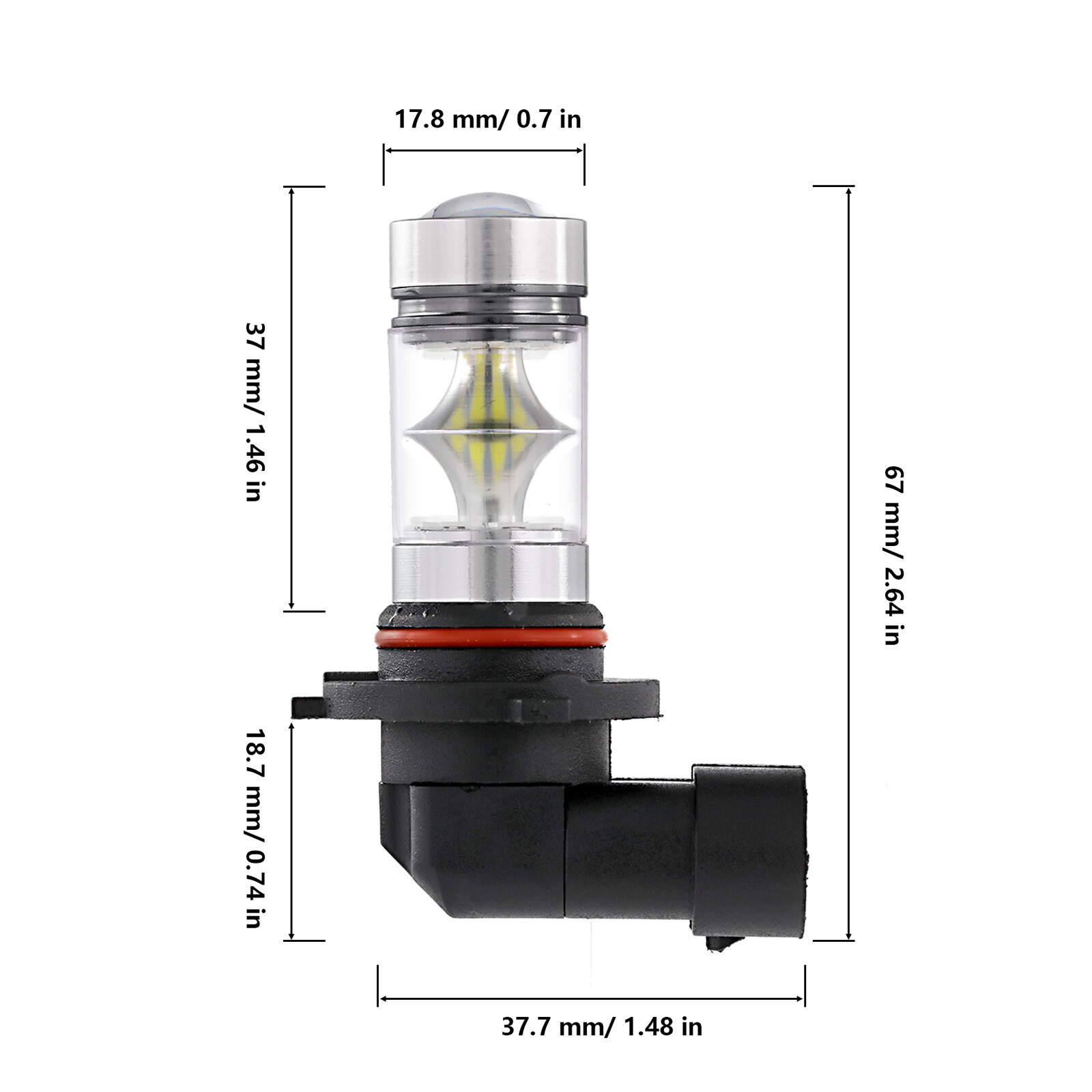 FOR CAN AM COMMANDER MAVERICK OUTLANDER RENEGADE HEADLIGHT LED LIGHT BULB 6000K