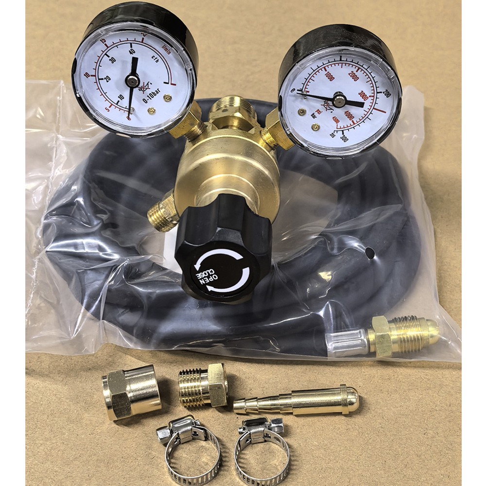 Argon CO2 For Lincoln Mig Tig Flow Meter Welding Regulator Welder Gauge Gas+Hose
