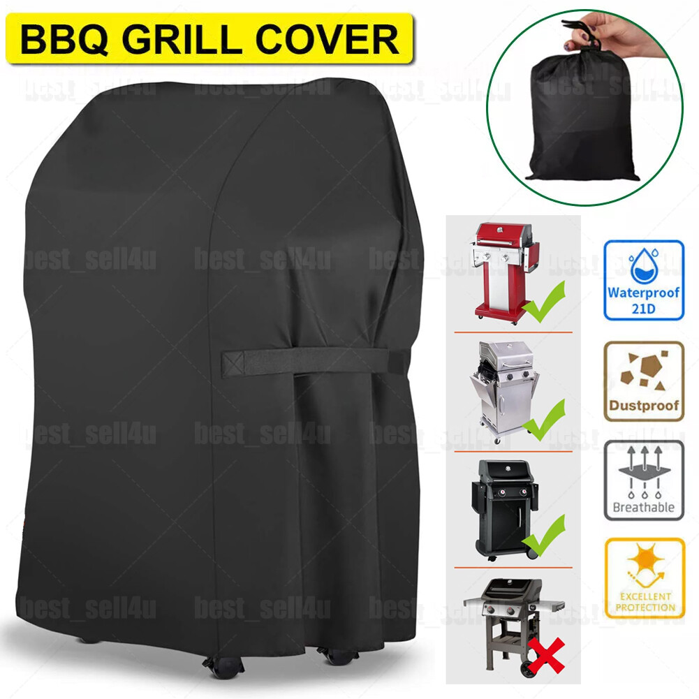 Heavy Duty Waterproof Gas 2 Burner Grill Cover UV Resistant Barbecue Cover 30''