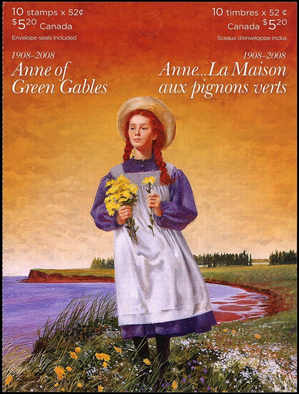 Canada Stamps Booklet of 10, Anne of Green Gables, #2278a, BK380 MNH