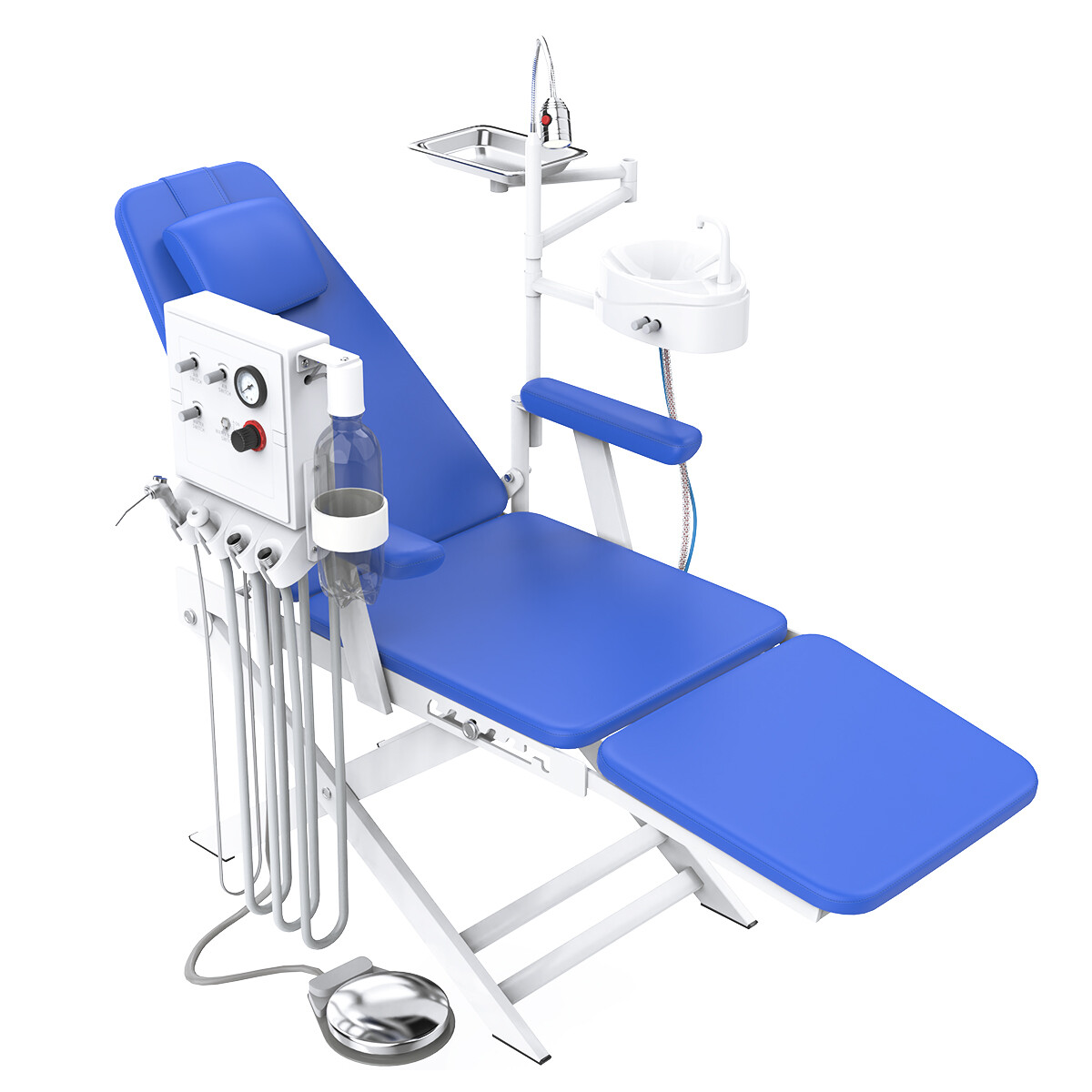 Portable Dental Unit System with Compressor suction system/Folding Chair+Turbine