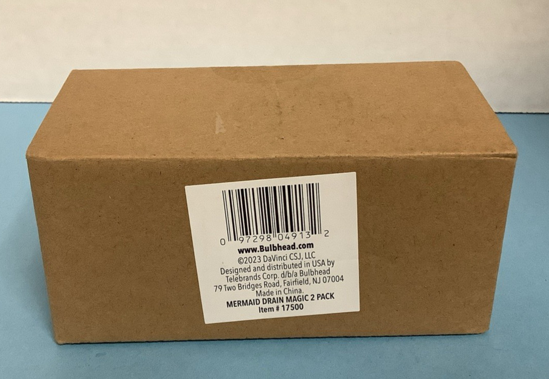 Bulbhead Mermaid Drain Magic Universal Sink Stoppers 2 Pack Replacements