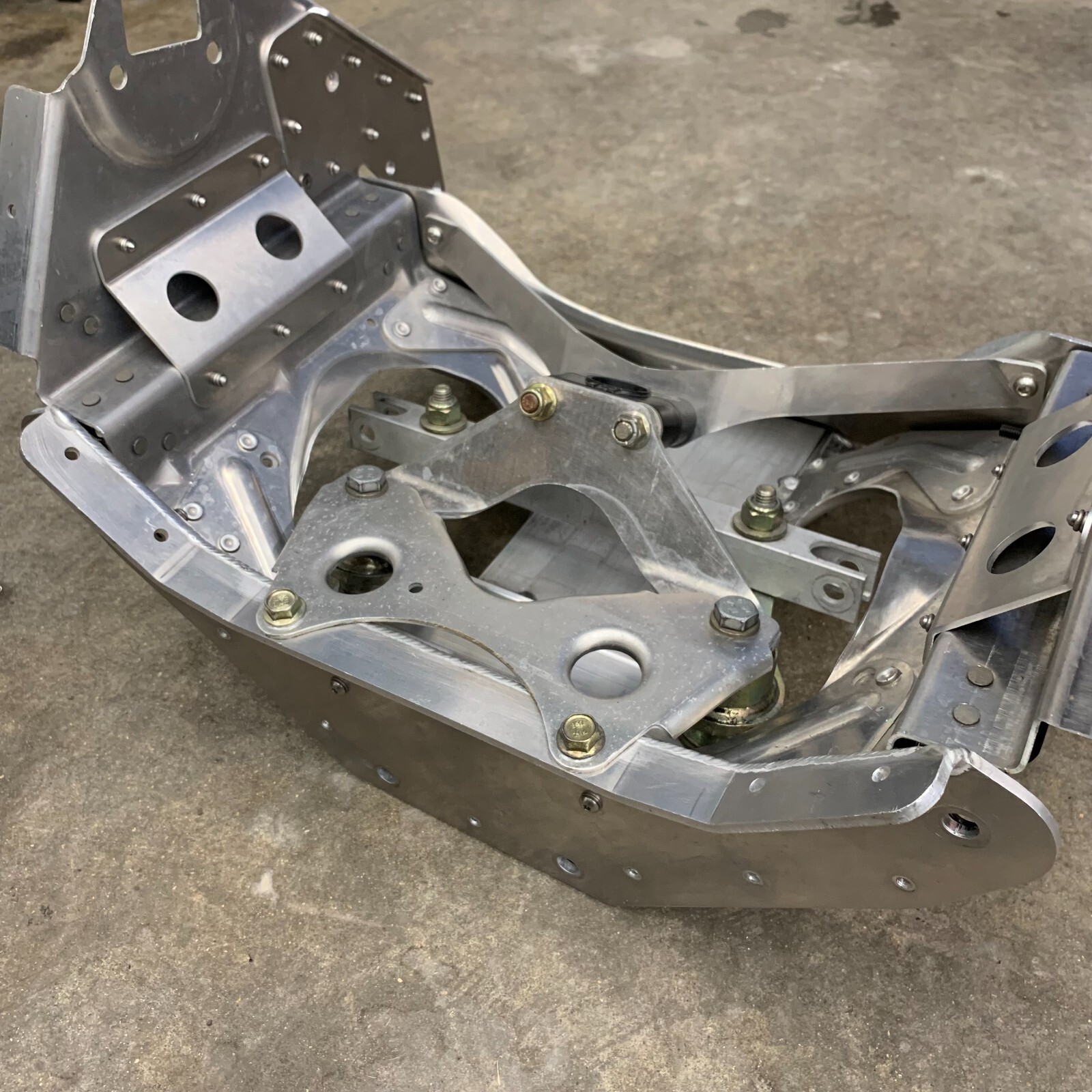 Jay Favel SkiDoo Rev Nun & Full Length Bulkhead Brace Kit 7 Pieces SS Hardware