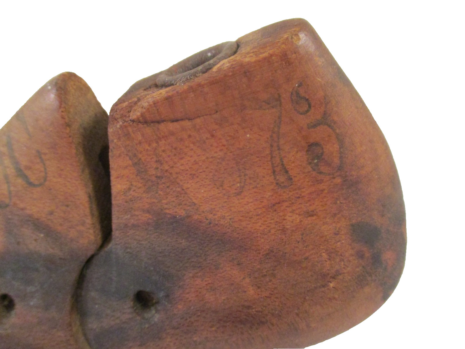 Vintage CHILDREN'S WOODEN COBBLER SHOE MOLD 7"