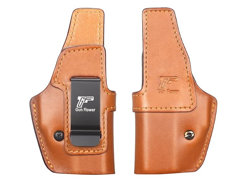 IWB Leather Holster for Glock 43,43X,43X MOS - Optic Cut-Concealed Carry Holster